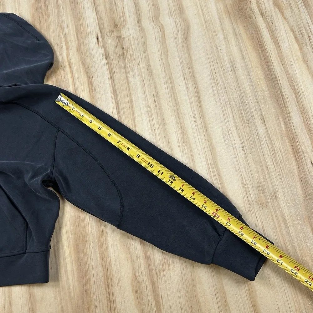 Lululemon Softstreme Hoodie Women's 4 Black W3HMVS Pullover Sweatshirt Athleisur